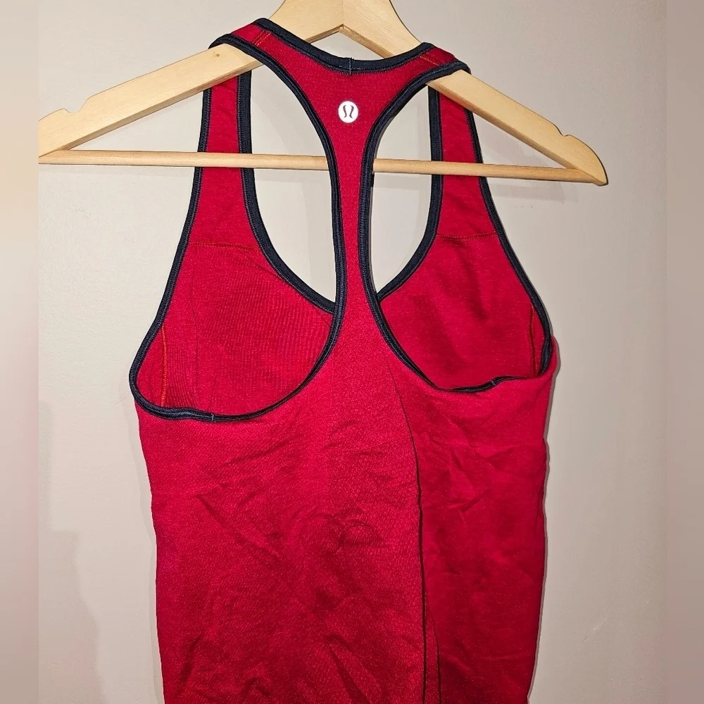 Lululemon Ebb & Flow Racerback Tank Size 6 - Picture 4 of 5